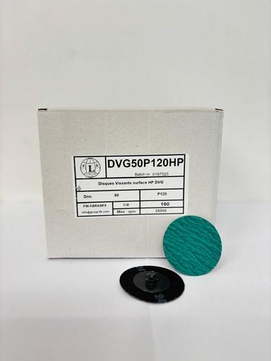 [DVG50P120HP] Disques Vissants surface HP DVG 50mm P120