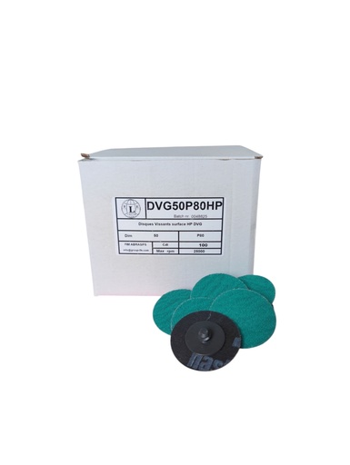 [DVG50P80HP] Disques Vissants surface HP DVG 50mm P80 