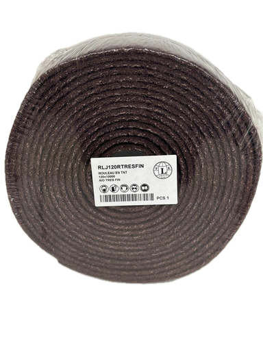 [RLJ120RTRESFIN] Rouleaux Abrasif non tissé  RLJ 120X10000mm A/O Très Fin